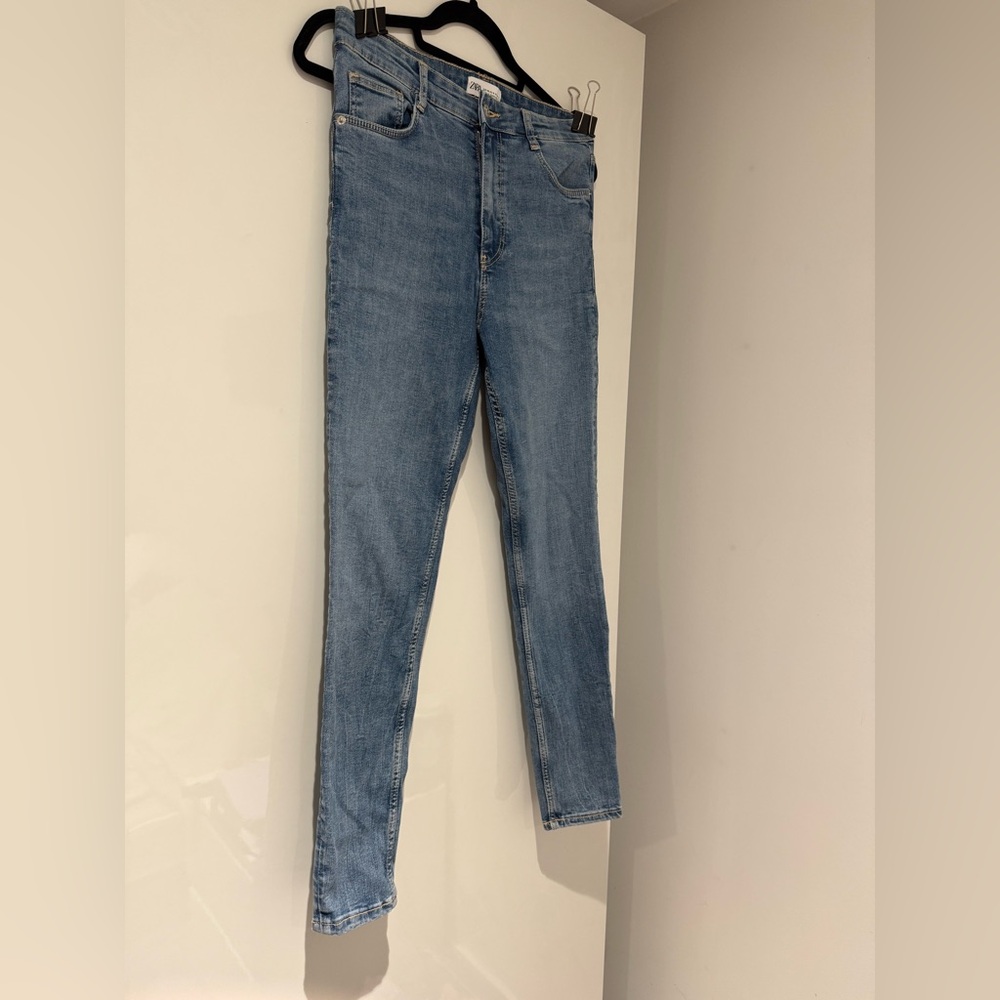 Zara Light Blue Skinny Jeans